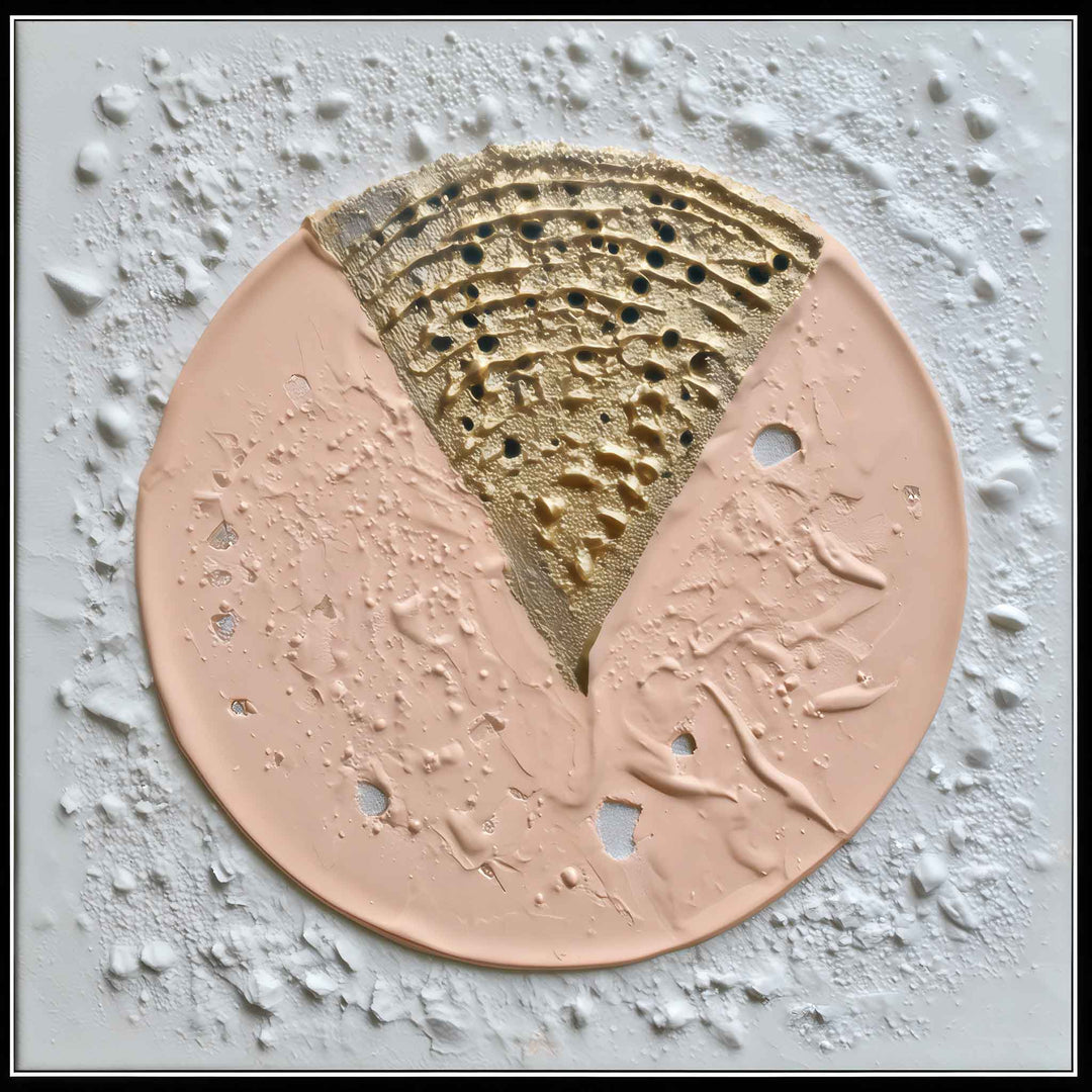 Élodie Marceau - Gold Without Sound - 10X10" Acrylic on Canvas