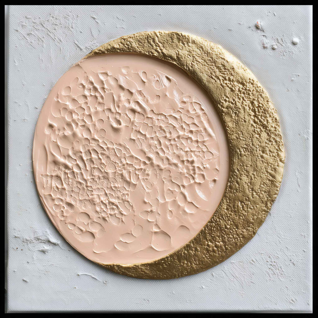 Élodie Marceau - Crater Hymn - 10X10" Acrylic on Canvas