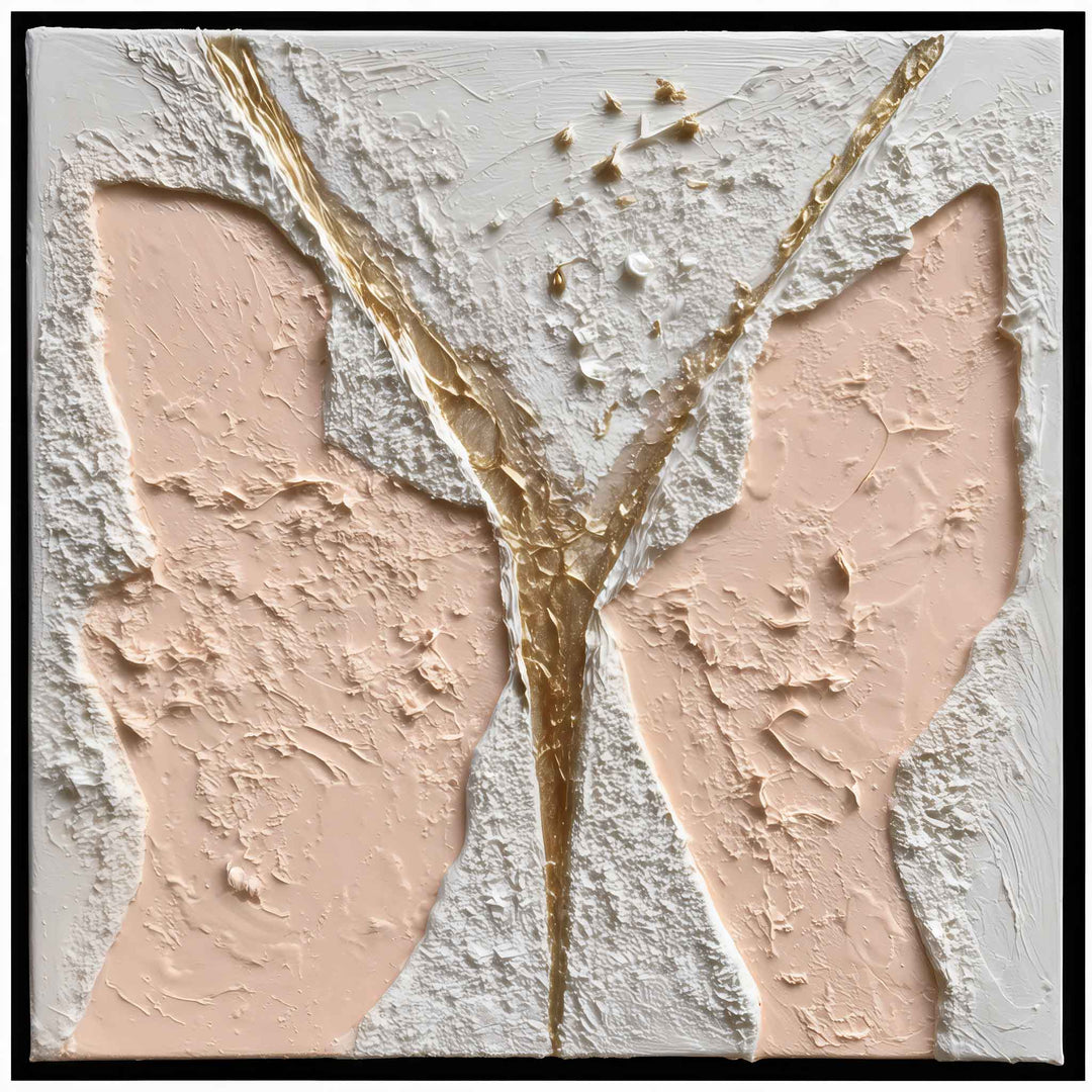 Élodie Marceau - Light Between Branches - 10X10" Acrylic on Canvas