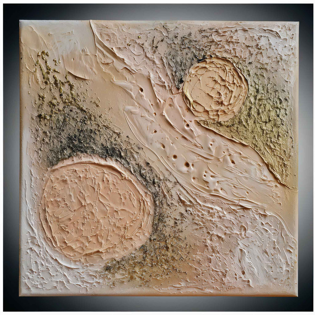 Élodie Marceau - Crushed Stars - 10X10" Acrylic on Canvas