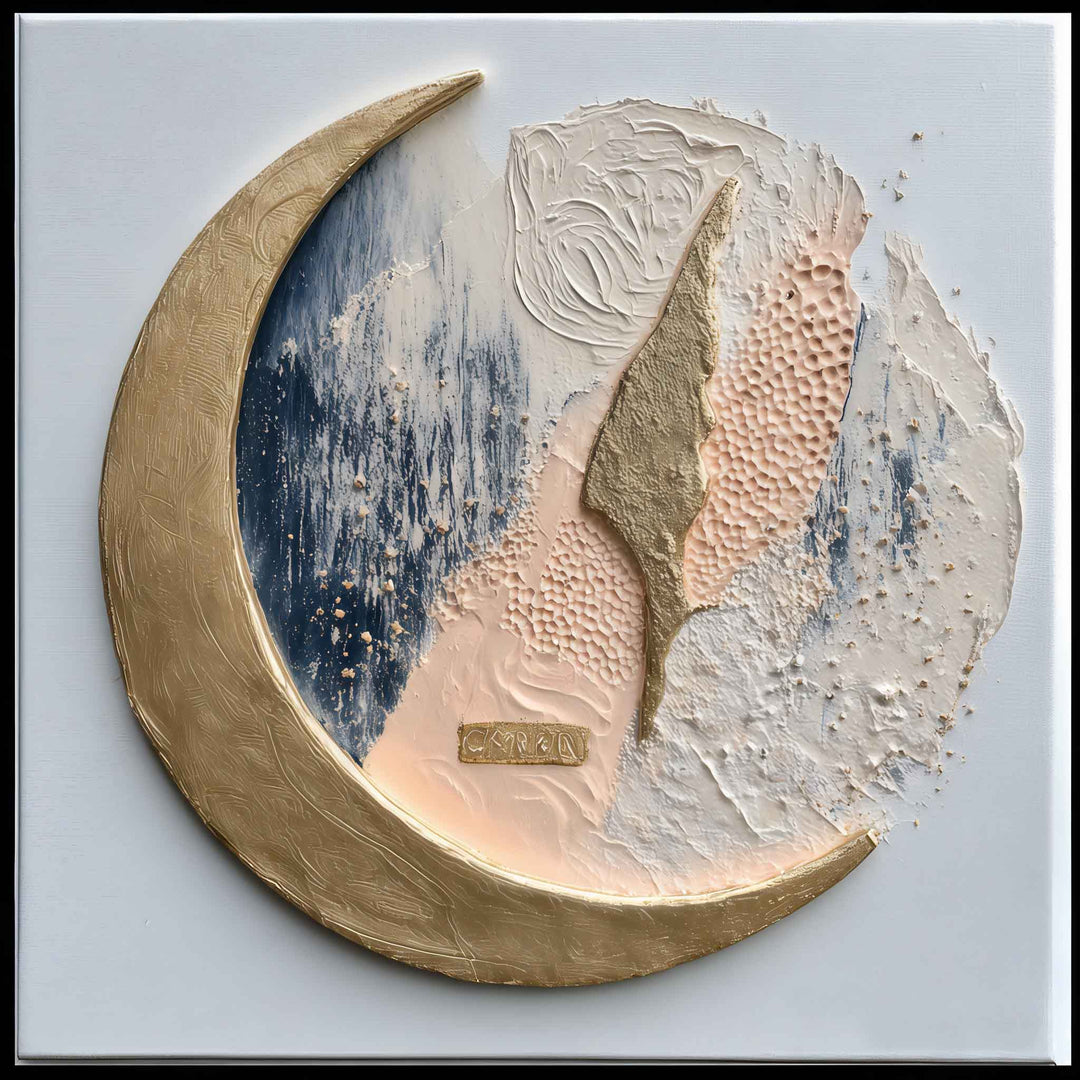 Élodie Marceau - Moonlit Riverie - 10X10" Acrylic on Canvas