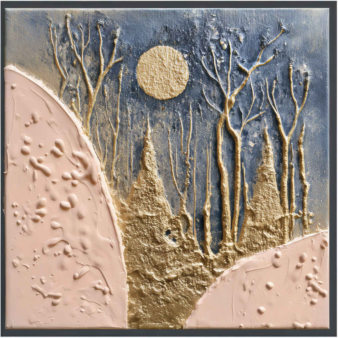 Élodie Marceau - Celestial Memory - 10X10" Acrylic on Canvas