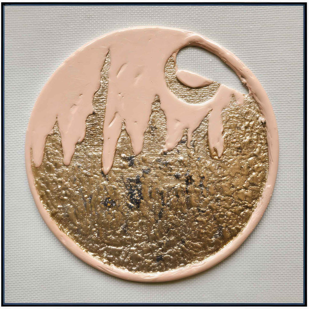 Élodie Marceau - Lunar Hymn - 10X10" Acrylic on Canvas