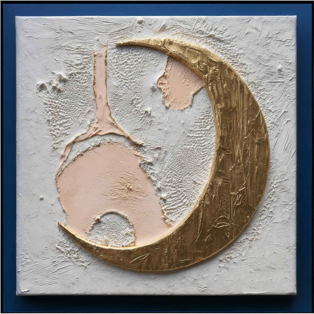 Élodie Marceau - Moon Fragment - 10X10" Acrylic on Canvas