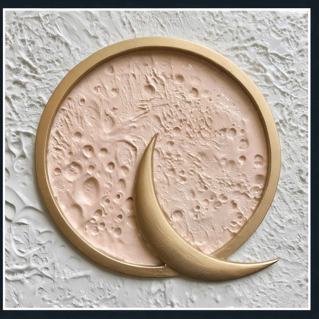 Élodie Marceau - Eclipsed Whispers - 10X10" Acrylic on Canvas