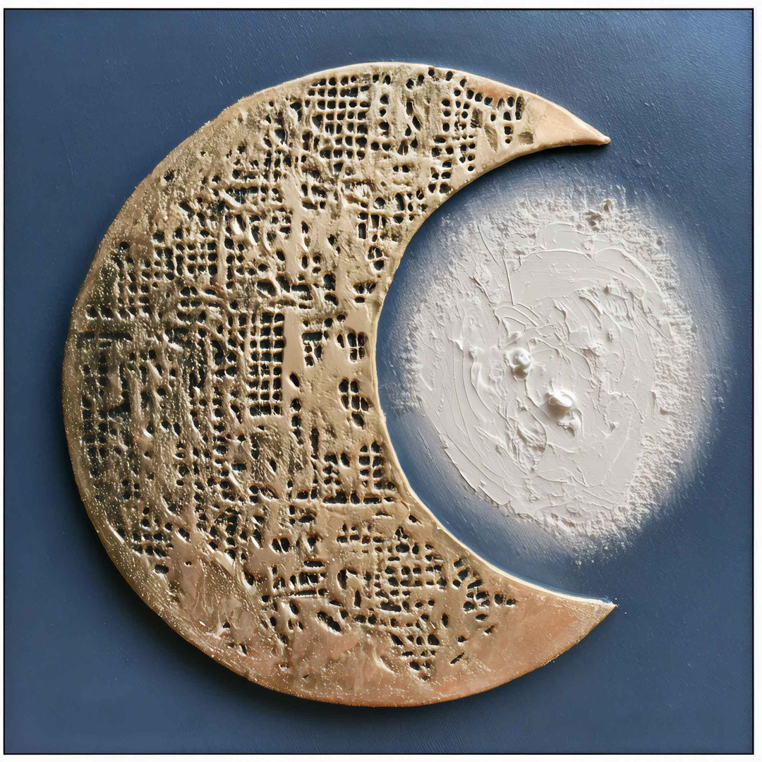 Élodie Marceau - Echoes of The Moon - 10X10" Acrylic on Canvas