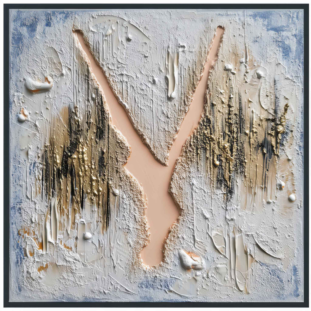 Élodie Marceau - Waxing Silence - 10X10" Acrylic on Canvas