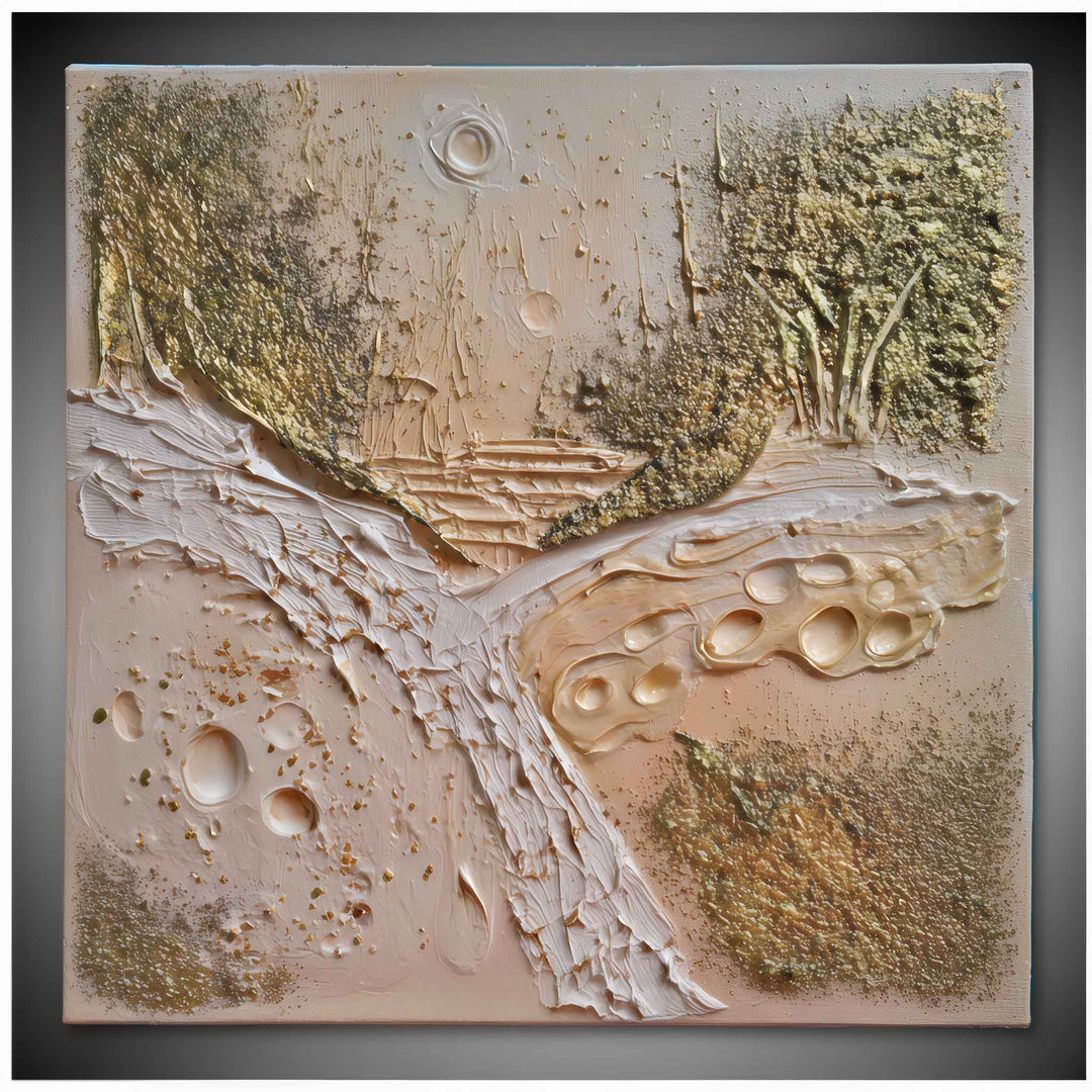 Élodie Marceau - Whispers of The Forest - 10X10" Acrylic on Canvas