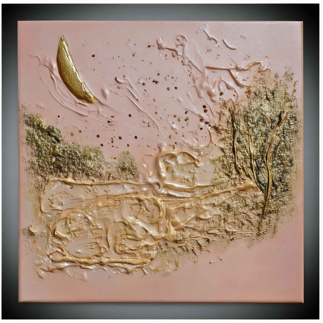Élodie Marceau - Dreaming The Forest - 10X10" Acrylic on Canvas