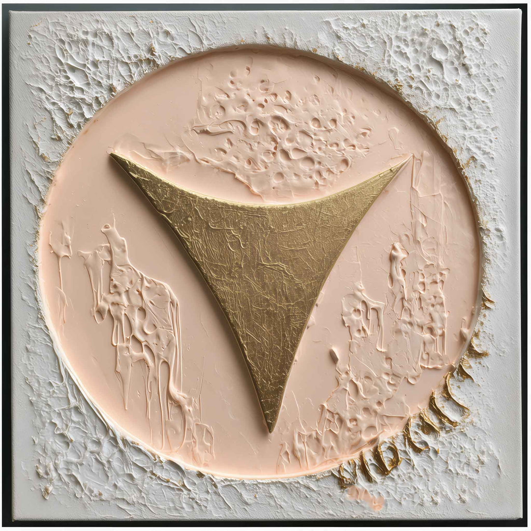 Élodie Marceau - Golden Spell - 10X10" Acrylic on Canvas