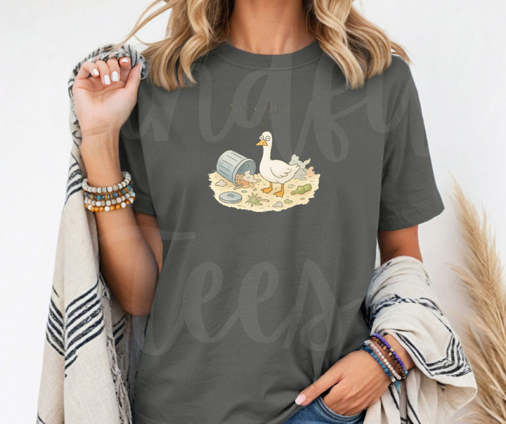 "No Goose Given" Sarcastic Design Unisex heavyweight t-shirt