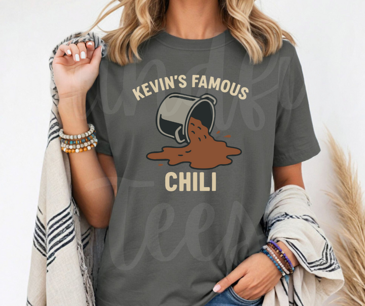 "Kevin's Chili" Sarcastic Design The Office Inspired Unisex heavyweight t-shirt