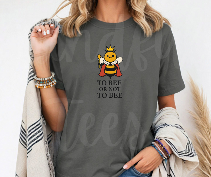 "Too Bee Or Not To Bee" Sarcastic Design Unisex heavyweight t-shirt