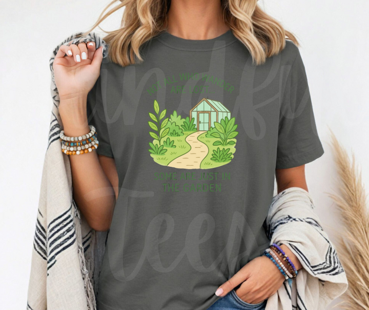 "Not Lost" Funny Plant Lover Tee Design Unisex heavyweight t-shirt