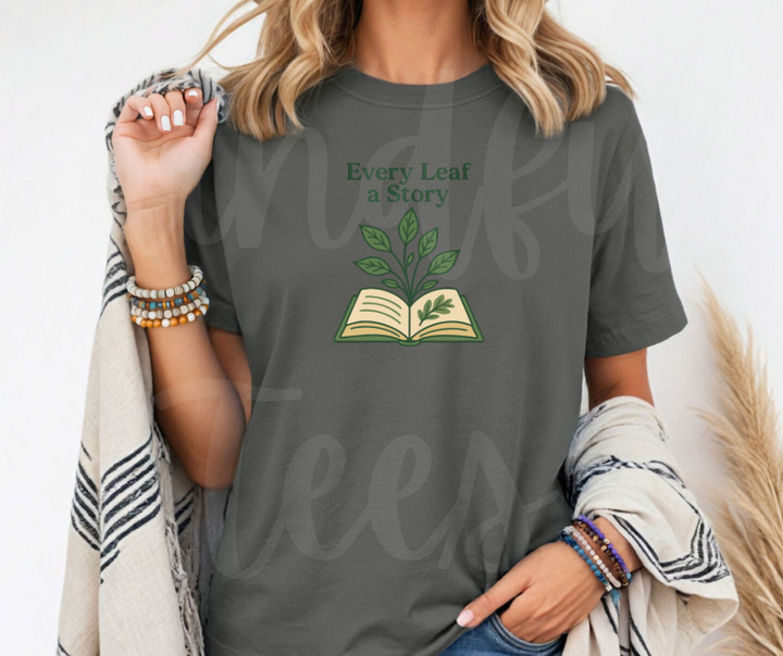 "Every Leaf" Funny Plant Lover Tee Design Unisex heavyweight t-shirt