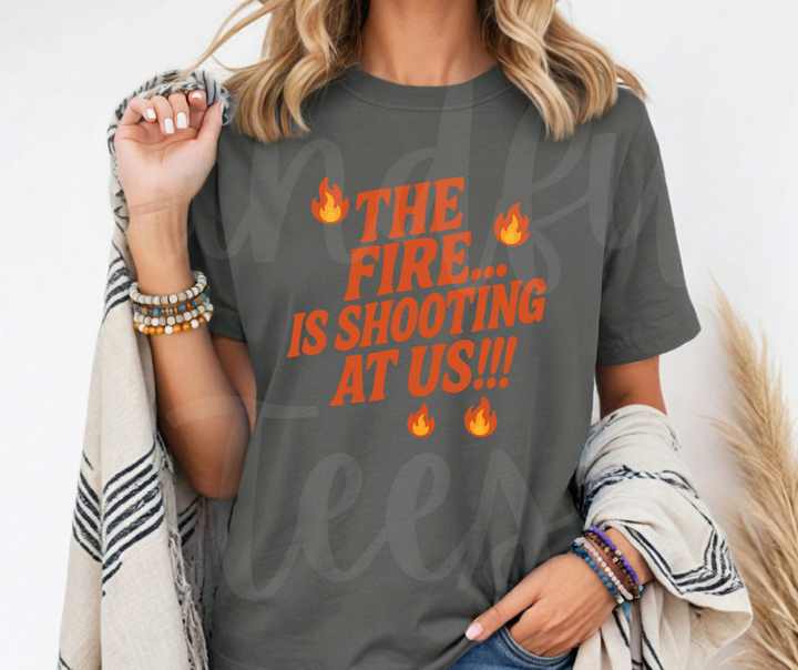 "This Fire" Sarcastic Design The Office Inspired Unisex heavyweight t-shirt