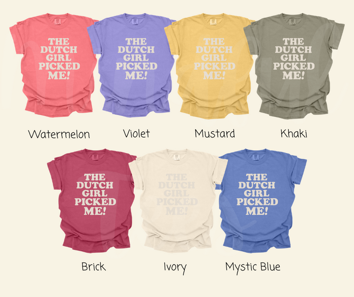 "The Dutch Girl" Sarcastic Design Friends Inspired Unisex heavyweight t-shirt