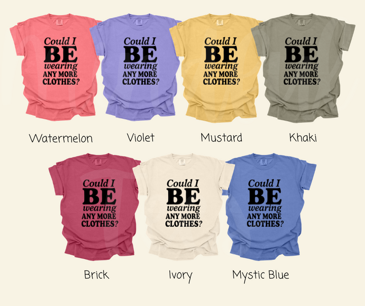 "Could I BE?" Sarcastic Design Friends Inspired Unisex heavyweight t-shirt