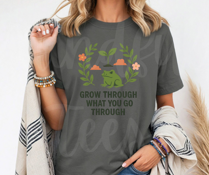 "Grow" Funny Plant Lover Tee Design Unisex heavyweight t-shirt