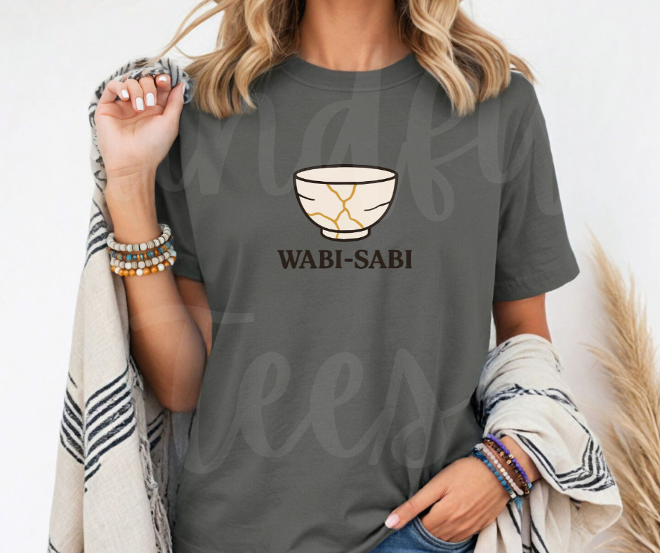 "Wabi Sabi" Funny Design Pottery Clay Hobby Inspired Unisex heavyweight t-shirt
