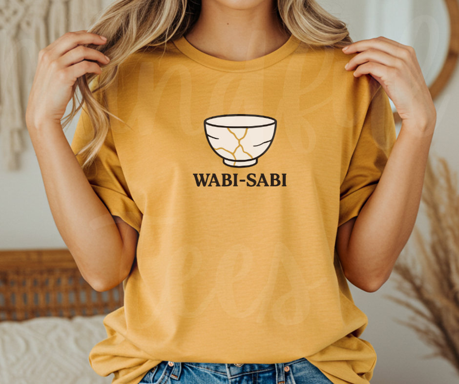 "Wabi Sabi" Funny Design Pottery Clay Hobby Inspired Unisex heavyweight t-shirt