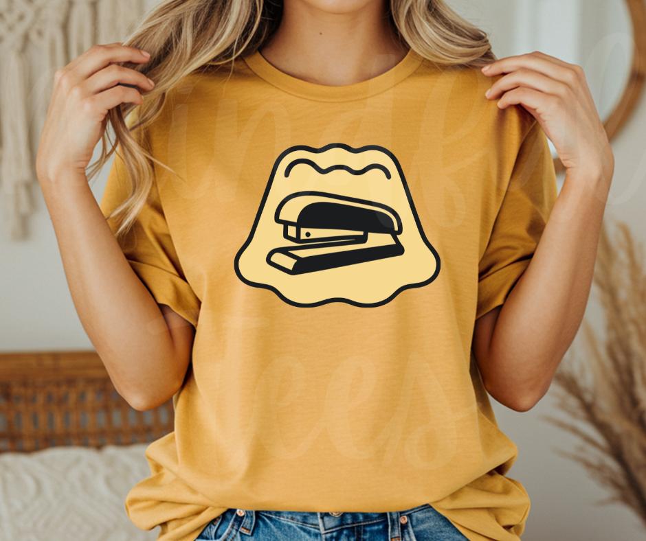 "Jelly Stapler" Sarcastic Design The Office Inspired Unisex heavyweight t-shirt