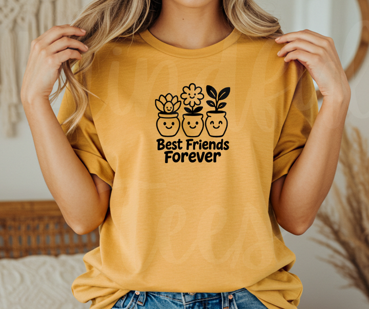 "BFFs" Funny Design Pottery Clay Hobby Inspired Unisex heavyweight t-shirt