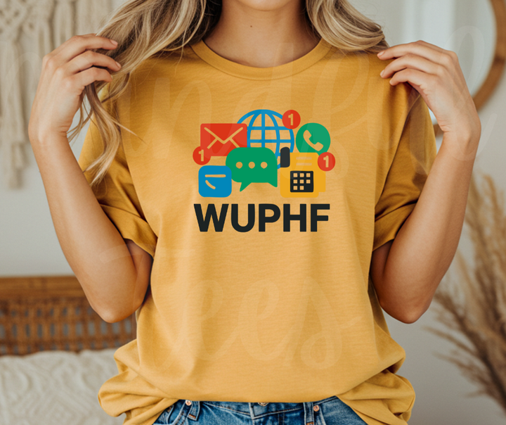 "Wuphf" Sarcastic Design The Office Inspired Unisex heavyweight t-shirt