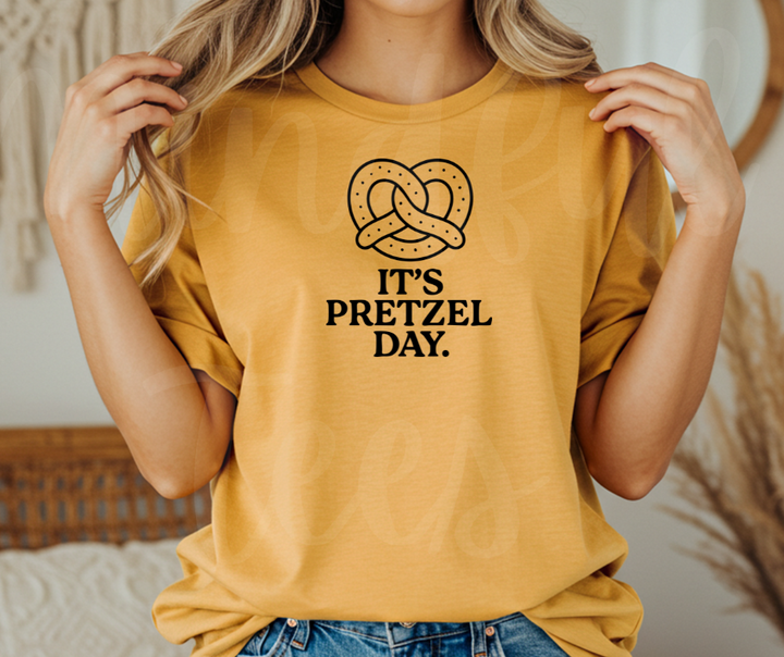 "Pretzel's Day" Sarcastic Design The Office Inspired Unisex heavyweight t-shirt