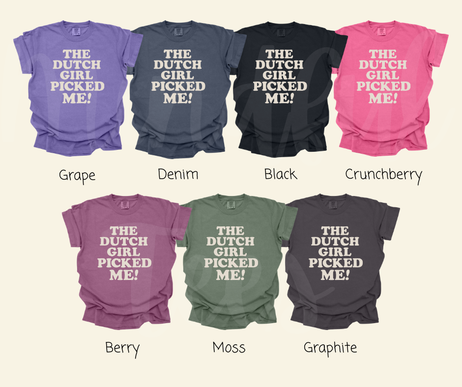 "The Dutch Girl" Sarcastic Design Friends Inspired Unisex heavyweight t-shirt