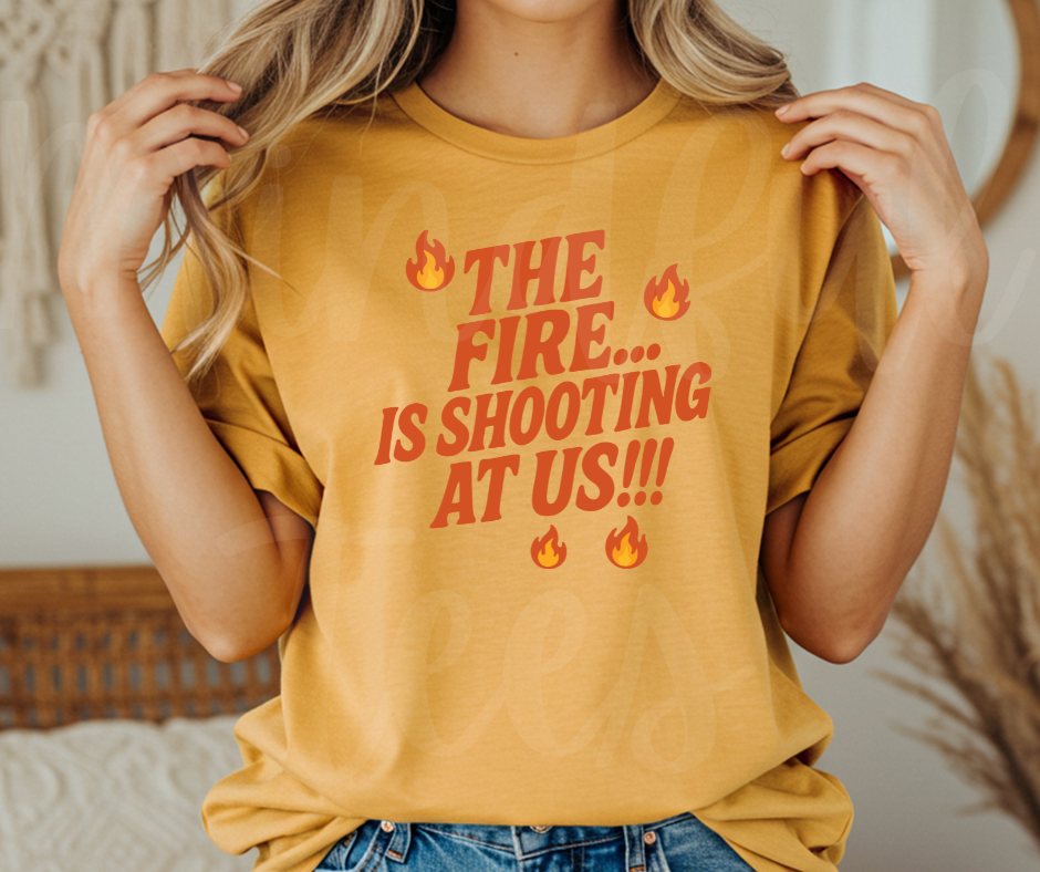 "This Fire" Sarcastic Design The Office Inspired Unisex heavyweight t-shirt