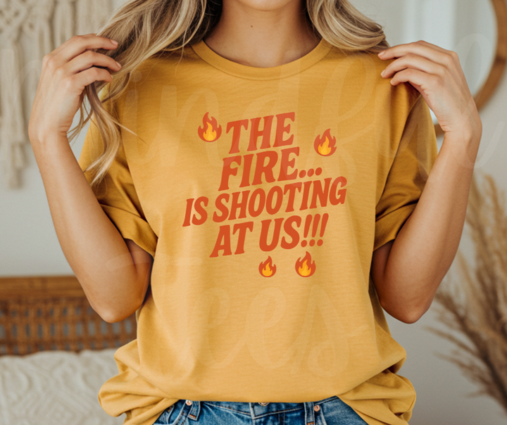 "This Fire" Sarcastic Design The Office Inspired Unisex heavyweight t-shirt