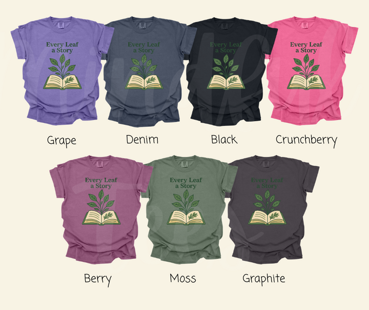 "Every Leaf" Funny Plant Lover Tee Design Unisex heavyweight t-shirt
