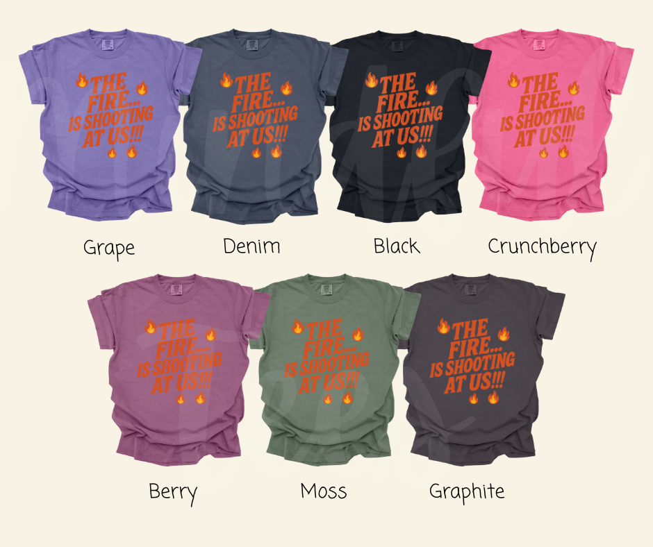 "This Fire" Sarcastic Design The Office Inspired Unisex heavyweight t-shirt