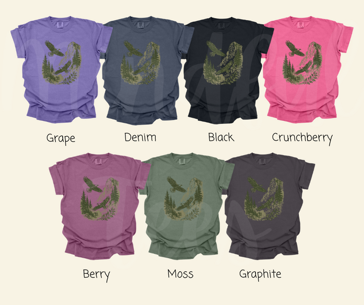 "Eagles" Birdwatching Design Birds and Nature Inspired Unisex heavyweight t-shirt