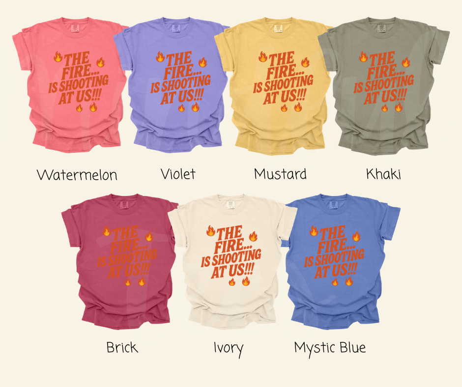 "This Fire" Sarcastic Design The Office Inspired Unisex heavyweight t-shirt