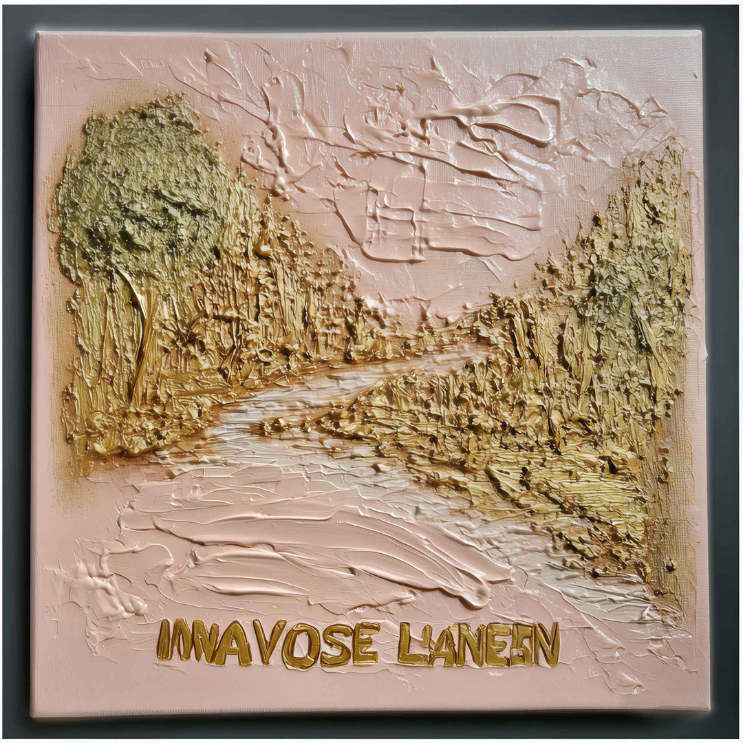 Élodie Marceau - Light in Descent - 10X10" Acrylic on Canvas
