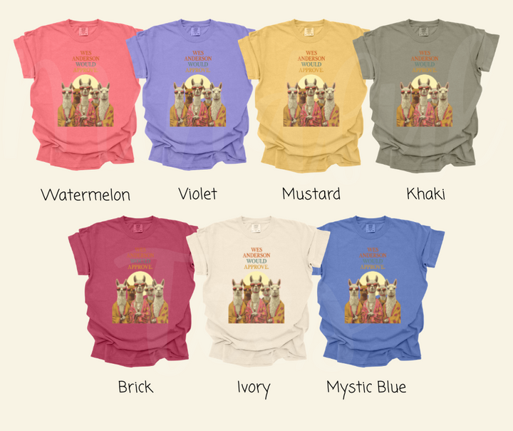 "Wes Anderson" Sarcastic Design Unisex heavyweight t-shirt