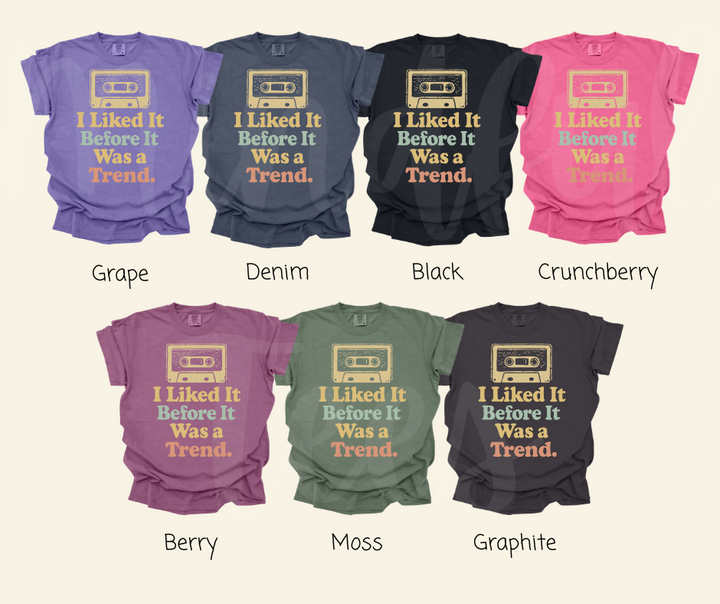 "Cassette Nostalgia" Sarcastic Design Unisex heavyweight t-shirt
