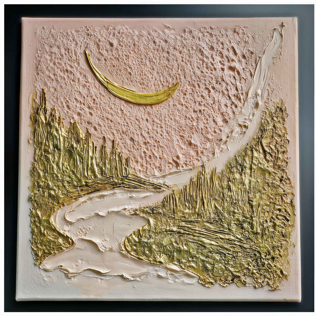Élodie Marceau - Twilight Ritual - 10X10" Acrylic on Canvas