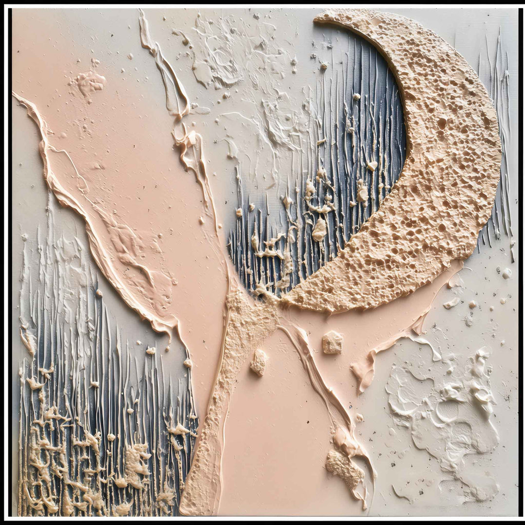 Élodie Marceau - The Texture Of The Time - 10X10" Acrylic on Canvas