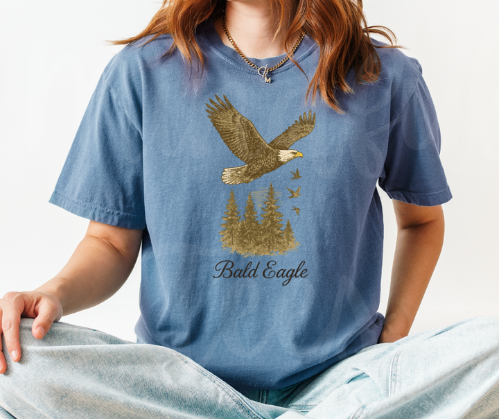 "Bald Eagle" Birdwatching Design Birds and Nature Inspired Unisex heavyweight t-shirt