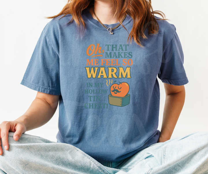 "Hollow Tin Chest" Sarcastic Design Friends Inspired Unisex heavyweight t-shirt