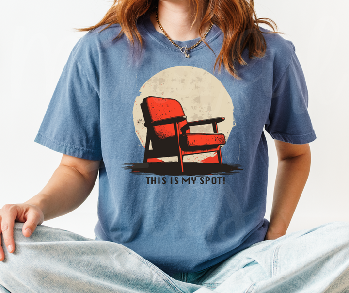 "This Is My Spot" Sarcastic Design Unisex heavyweight t-shirt