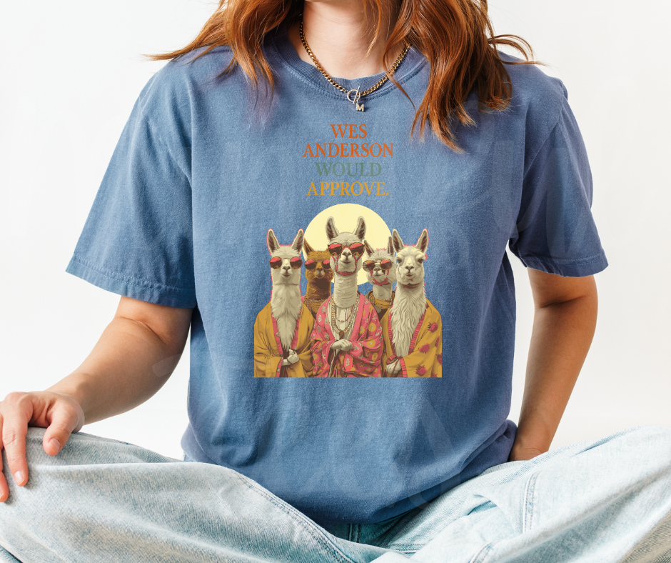 "Wes Anderson" Sarcastic Design Unisex heavyweight t-shirt