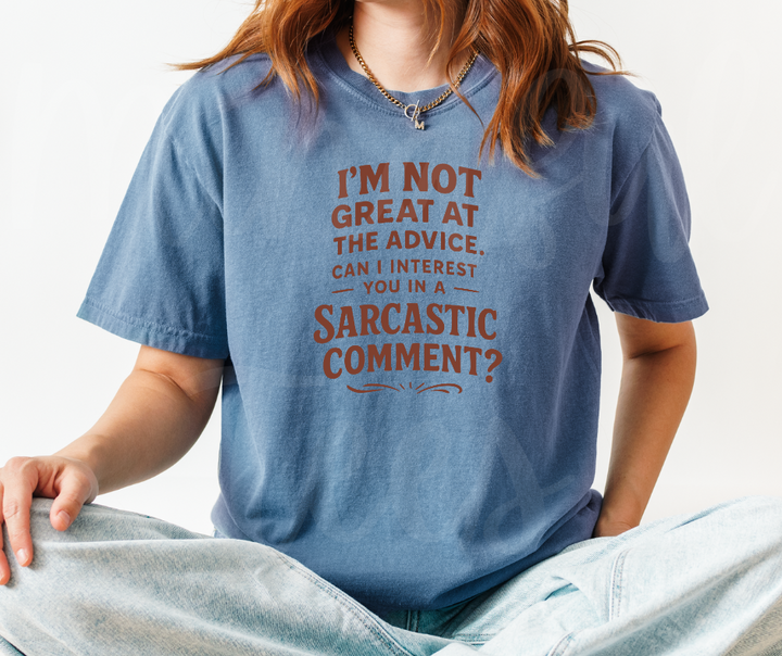 "Sarcastic comment" Sarcastic Design Friends Inspired Unisex heavyweight t-shirt