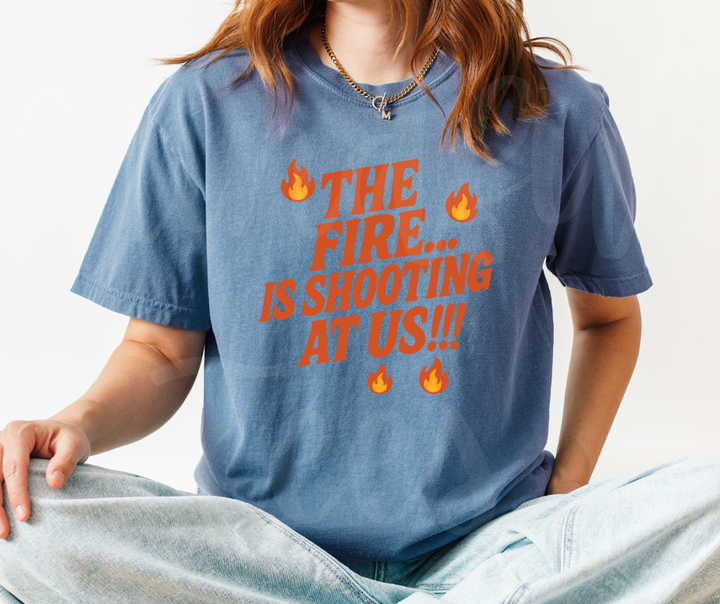 "This Fire" Sarcastic Design The Office Inspired Unisex heavyweight t-shirt