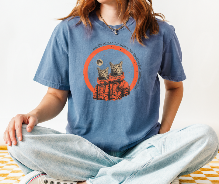 "Not Today" Sarcastic Cat Design Unisex heavyweight t-shirt