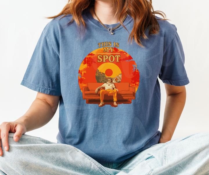 "This is My Spot" Sarcastic Design Unisex heavyweight t-shirt