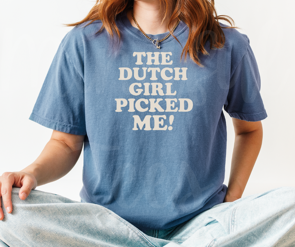 "The Dutch Girl" Sarcastic Design Friends Inspired Unisex heavyweight t-shirt